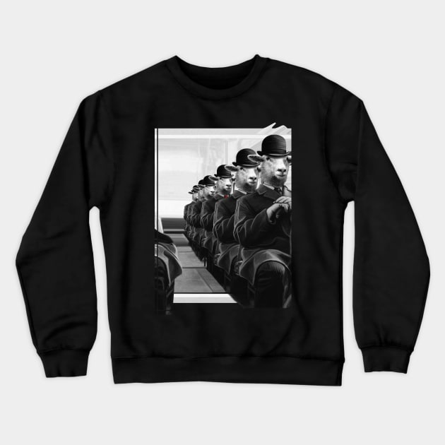 Sheeple Crewneck Sweatshirt by SquareDog